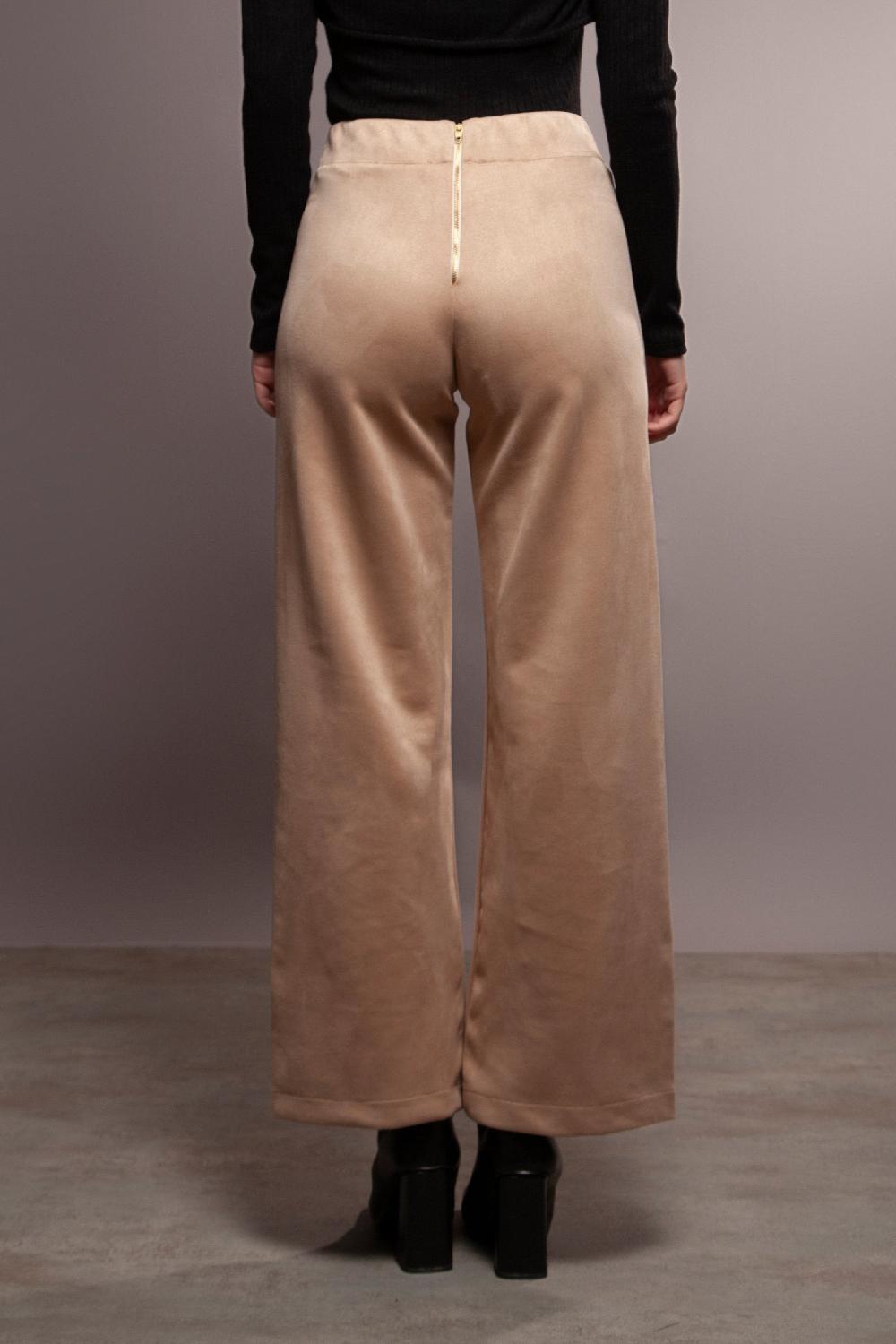 lolitas&l Pantalon beige pelo acampanado Lolitas&L Tienda