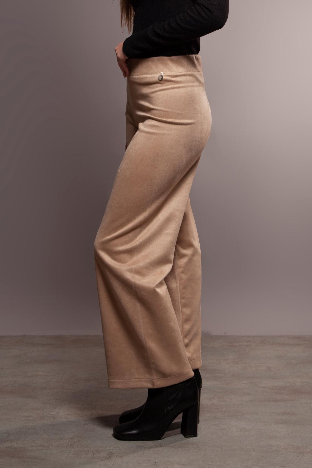 lolitas&l Pantalon beige pelo acampanado Lolitas&L Tienda