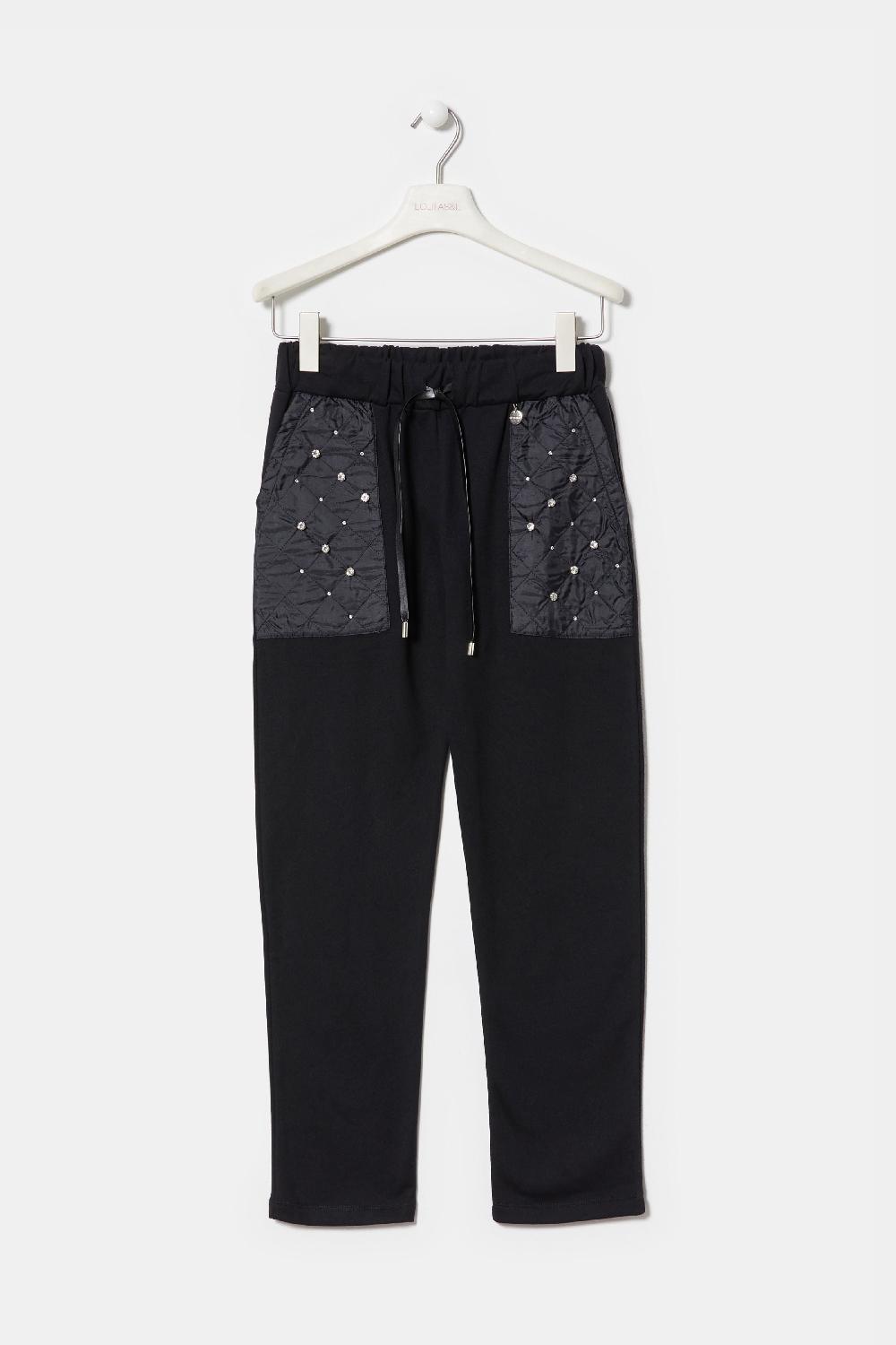 lolitas&l Pantalon negro con bolsillos guata y stras LolitasyL Envío gratis
