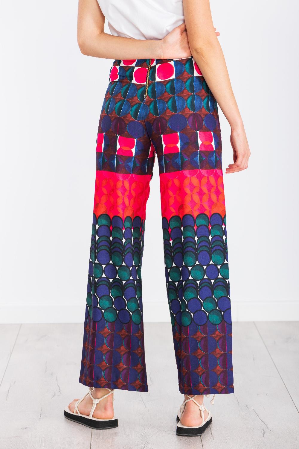 lolitas&l Pantalon largo estampado geometrico LolitasyL Solo queda un día