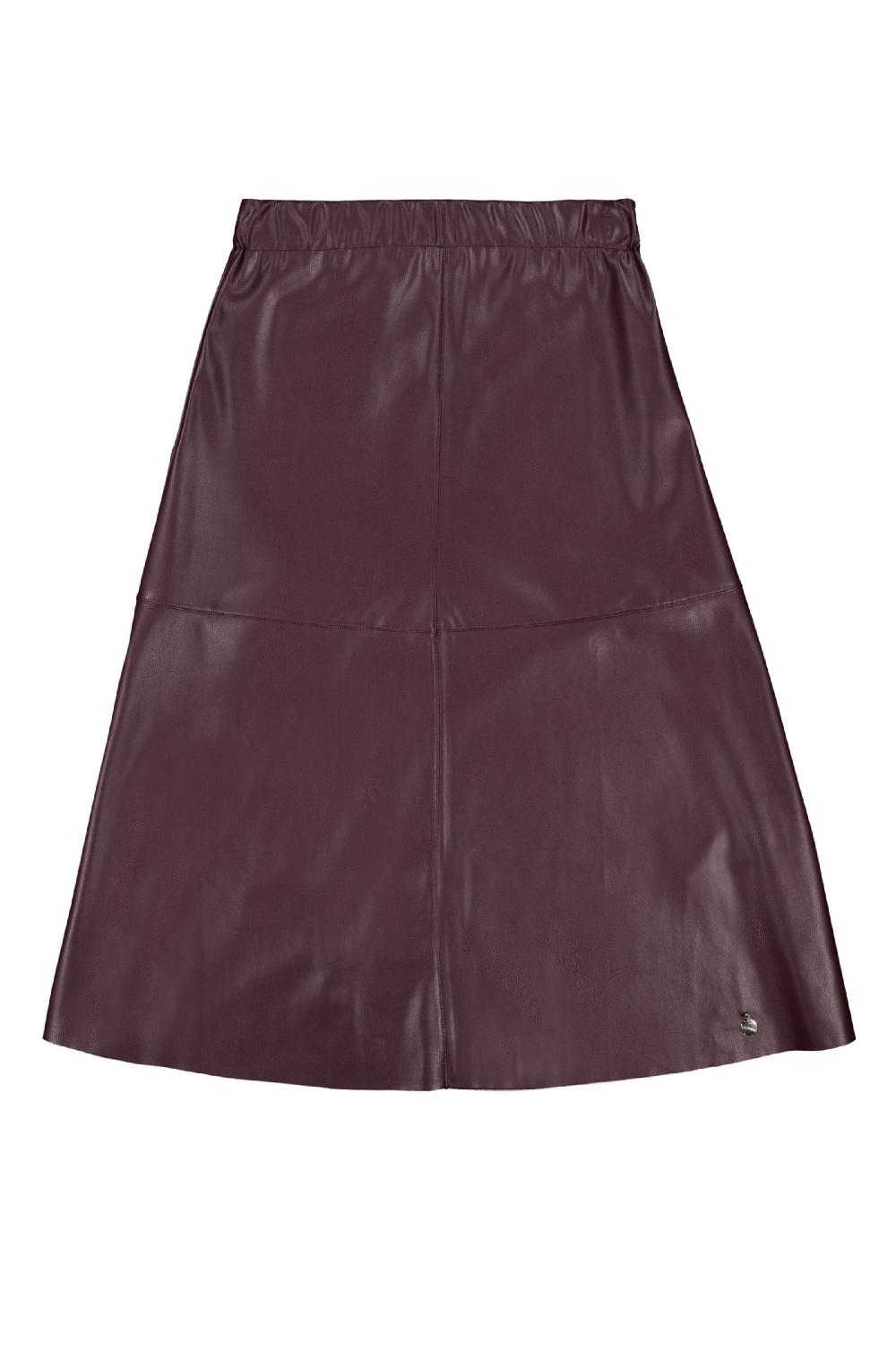 lolitas&l Falda polipiel morada acampanada cortes Lolitas&L Descuento por venta flash