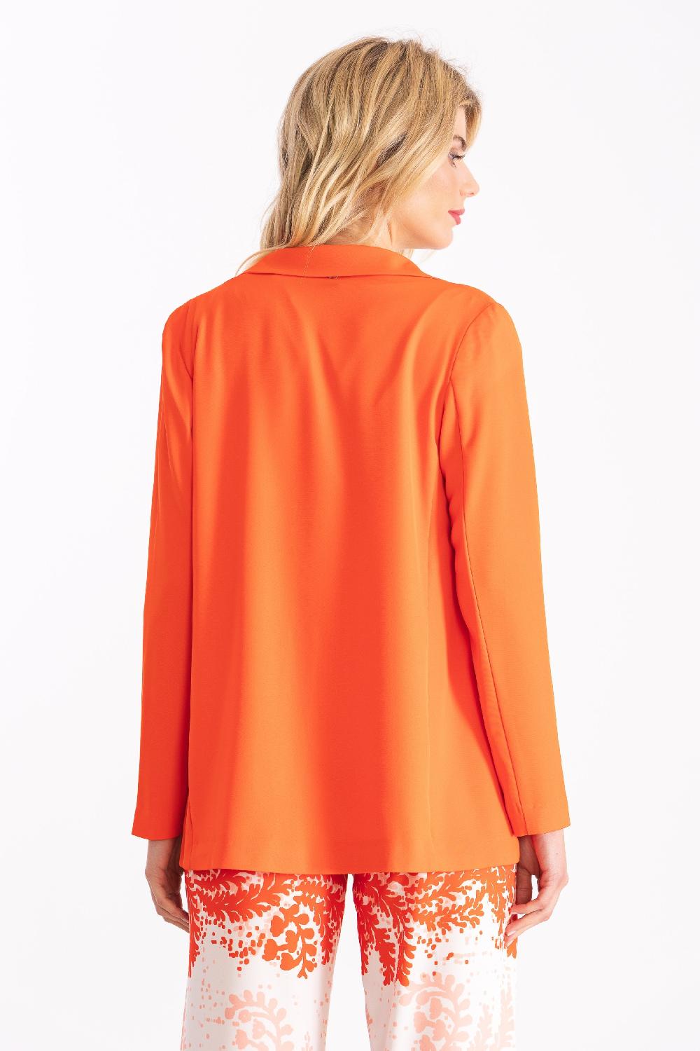 lolitas&l Chaqueta naranja con solapas y bolsillos LolitasyL Outlet online