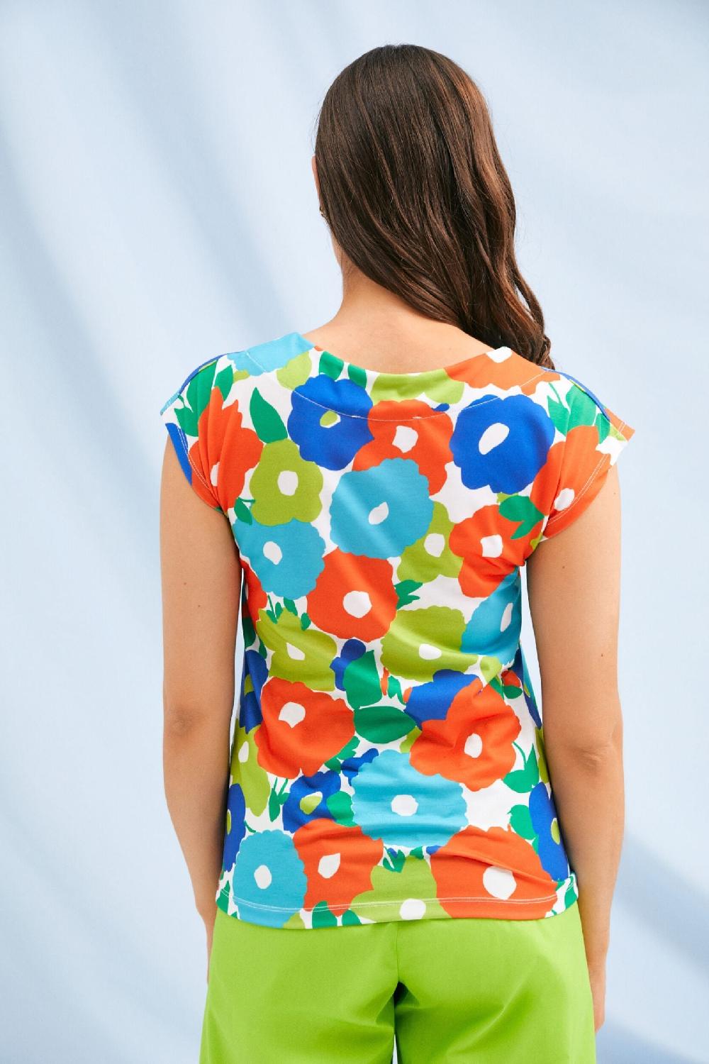 lolitas&l Camiseta estampado garden escote cuadrado Lolitas&L Descuento