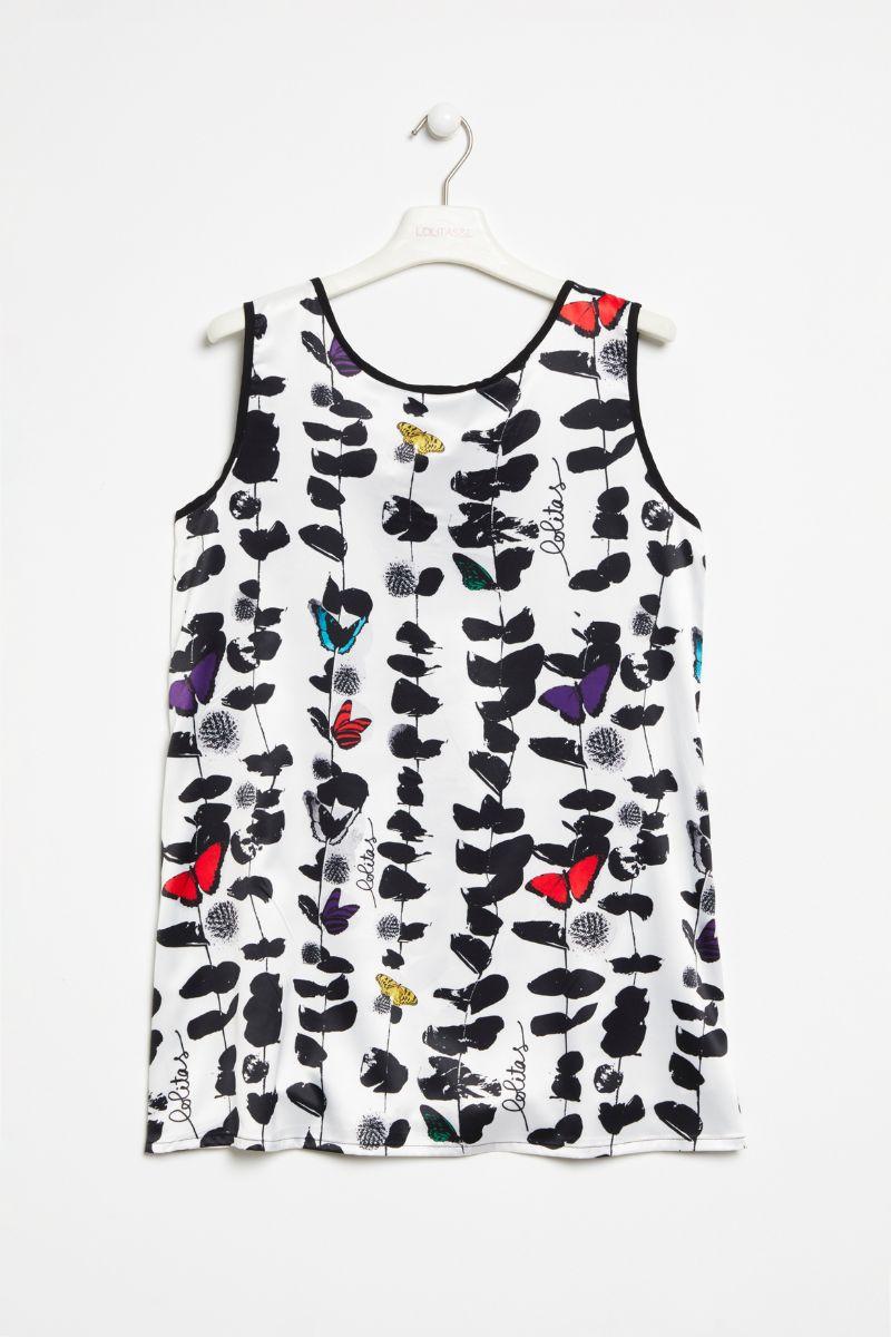 lolitas&l Camiseta estampado butterfly amplia sin mangas Lolitas&L Mejor oferta
