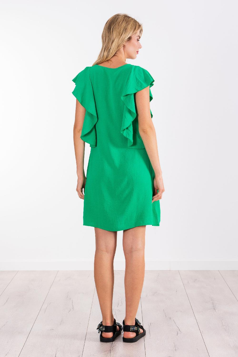 lolitas&l Vestido verde manzana corto con volantes LolitasyL Outlet online