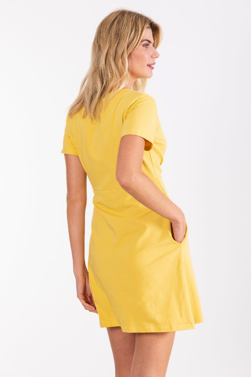lolitas&l Vestido amarillo corto anudado LolitasyL Envío gratis
