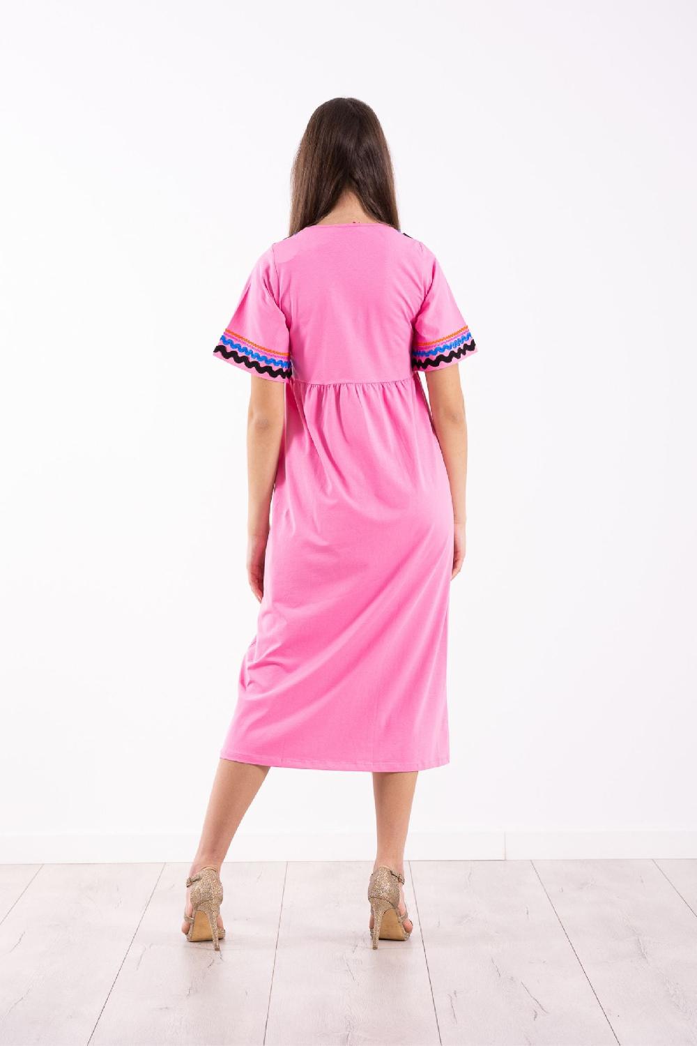 lolitas&l Vestido rosa algodon largo con picunela Lolitas&L Outlet online