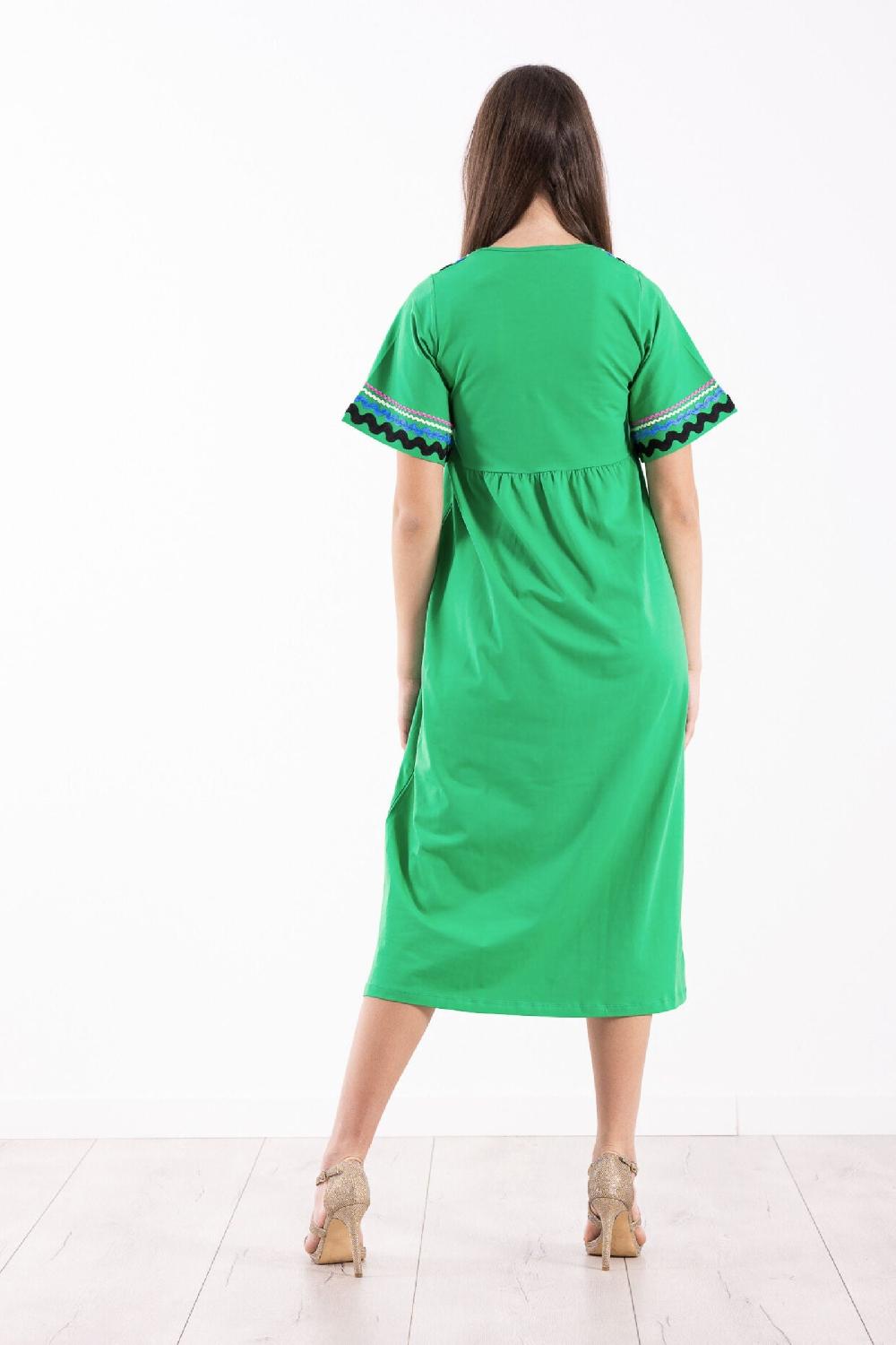 lolitas&l Vestido verde algodon largo con picunela Lolitas&L Ofertas