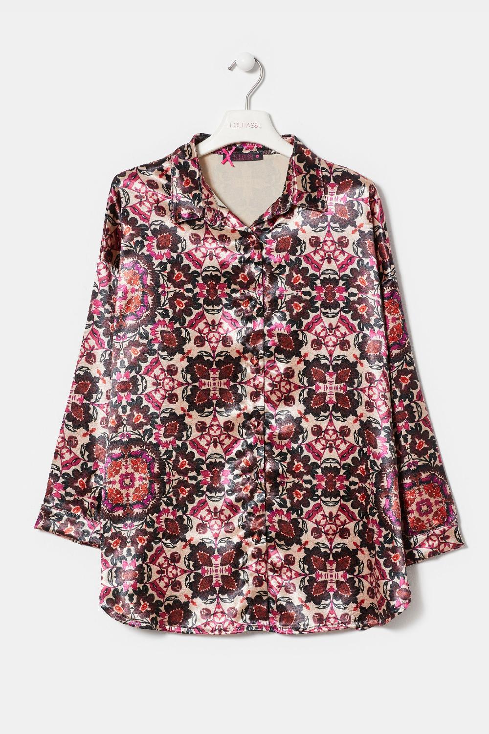 lolitas&l Camisa saten estampado Carpet LolitasyL Tienda de fábrica
