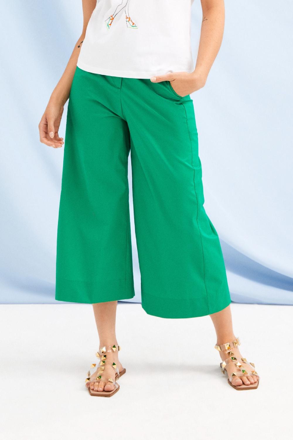 lolitas&l Pantalon verde pierna ancha de talle alto LolitasyL Ahorra y exporta