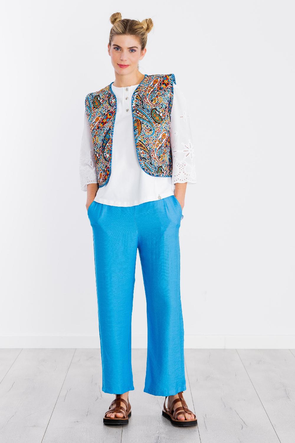 lolitas&l Chaleco estampado paisley con bordado LolitasyL Outlet online
