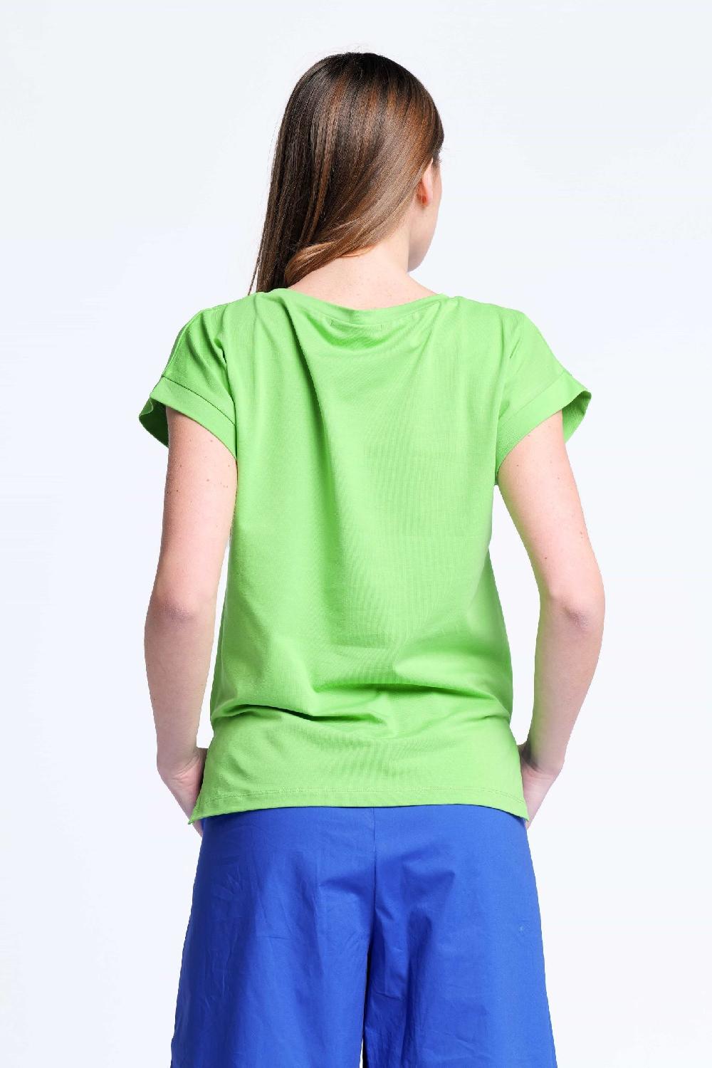 lolitas&l Camiseta verde algodon contorno bordado calado Lolitas&L Gran oferta