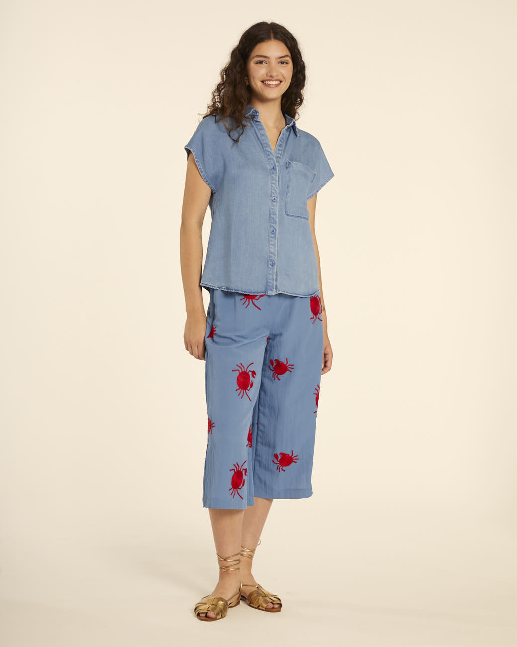 pepaloves CAMISA DENIM SIN MANGAS Devoluciones gratuitas
