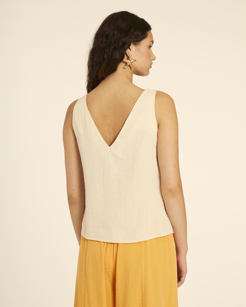 pepaloves TOP BOTONES ESTRELLA CREMA Outlet online