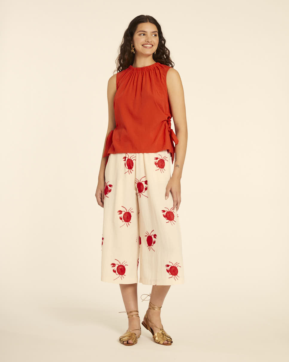 pepaloves TOP CUT OUT ROJO Ofertas