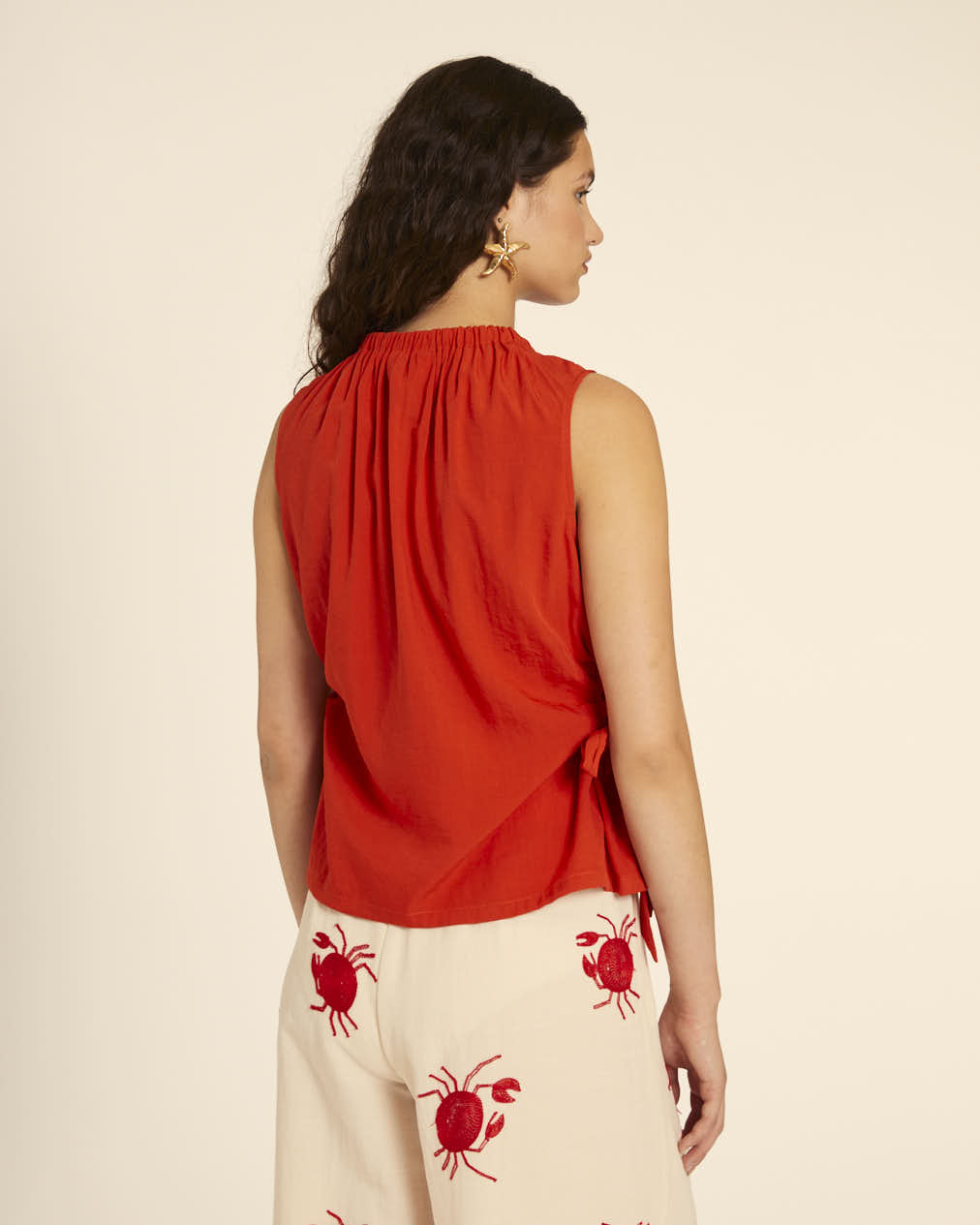 pepaloves TOP CUT OUT ROJO Ofertas