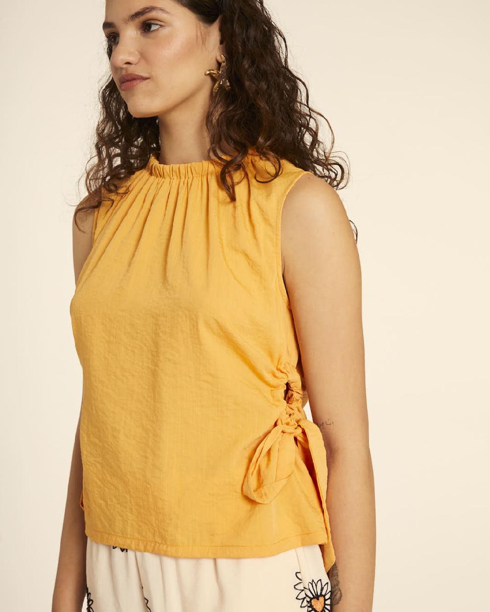 pepaloves TOP CUT OUT AMARILLO Venta caliente