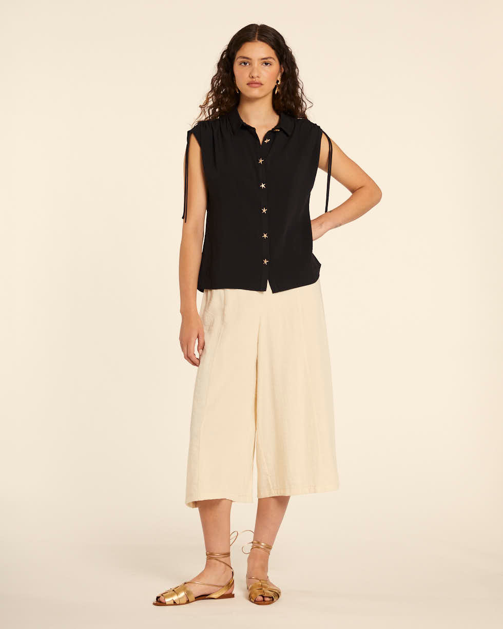 pepaloves CAMISA CON ESTRELLAS NEGRA Rebajas de fábrica