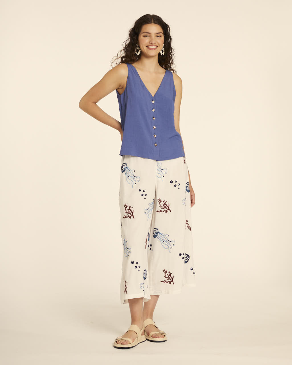 pepaloves TOP BOTONES ESTRELLA AZUL COMPRAR AHORA