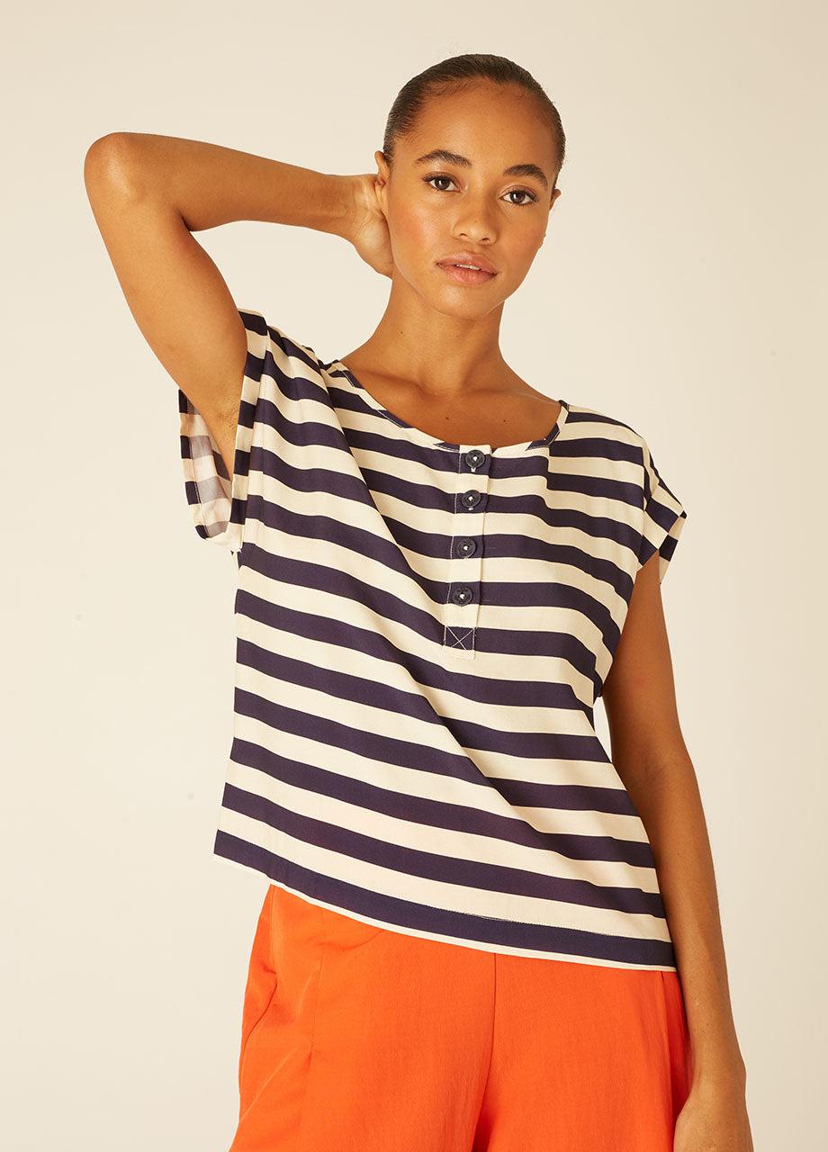 pepaloves NAVY STRIPES BLOUSE Los más vendidos