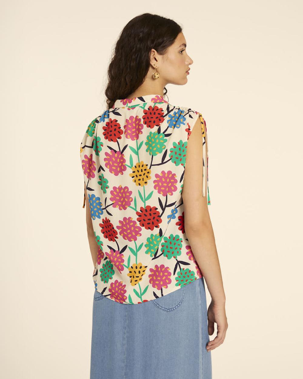 pepaloves CAMISA FRUNCIDA FLORES Tienda