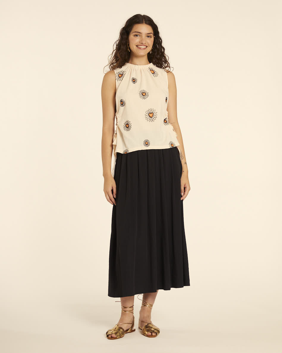 pepaloves TOP CUT OUT BORDADO MARGARITA Rebajas top