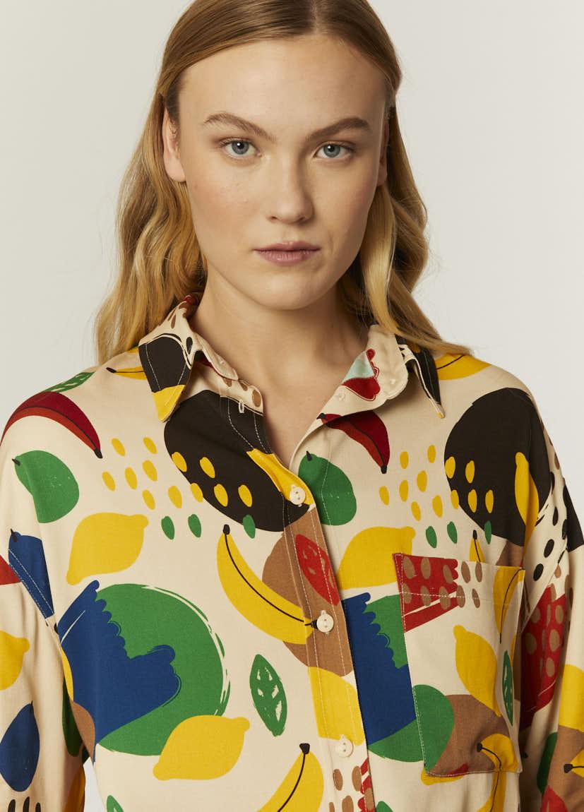 pepaloves CAMISA OVERSIZE FRUITY FALL COMPRAR AHORA