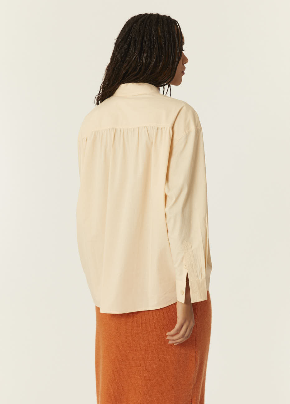 pepaloves CAMISA OVERSIZE BEIGE Precio de fábrica