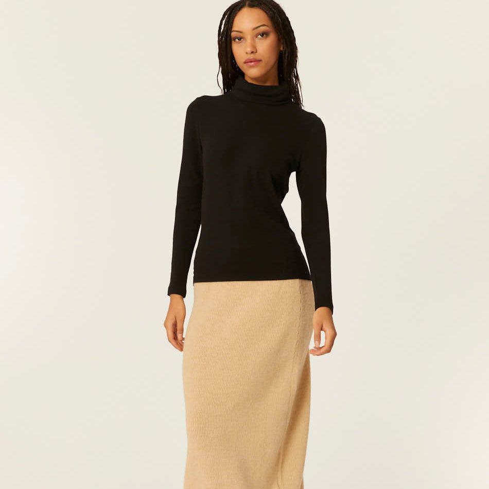pepaloves TOP CANALE CUELLO ALTO NEGRO Promoción por tiempo limitado