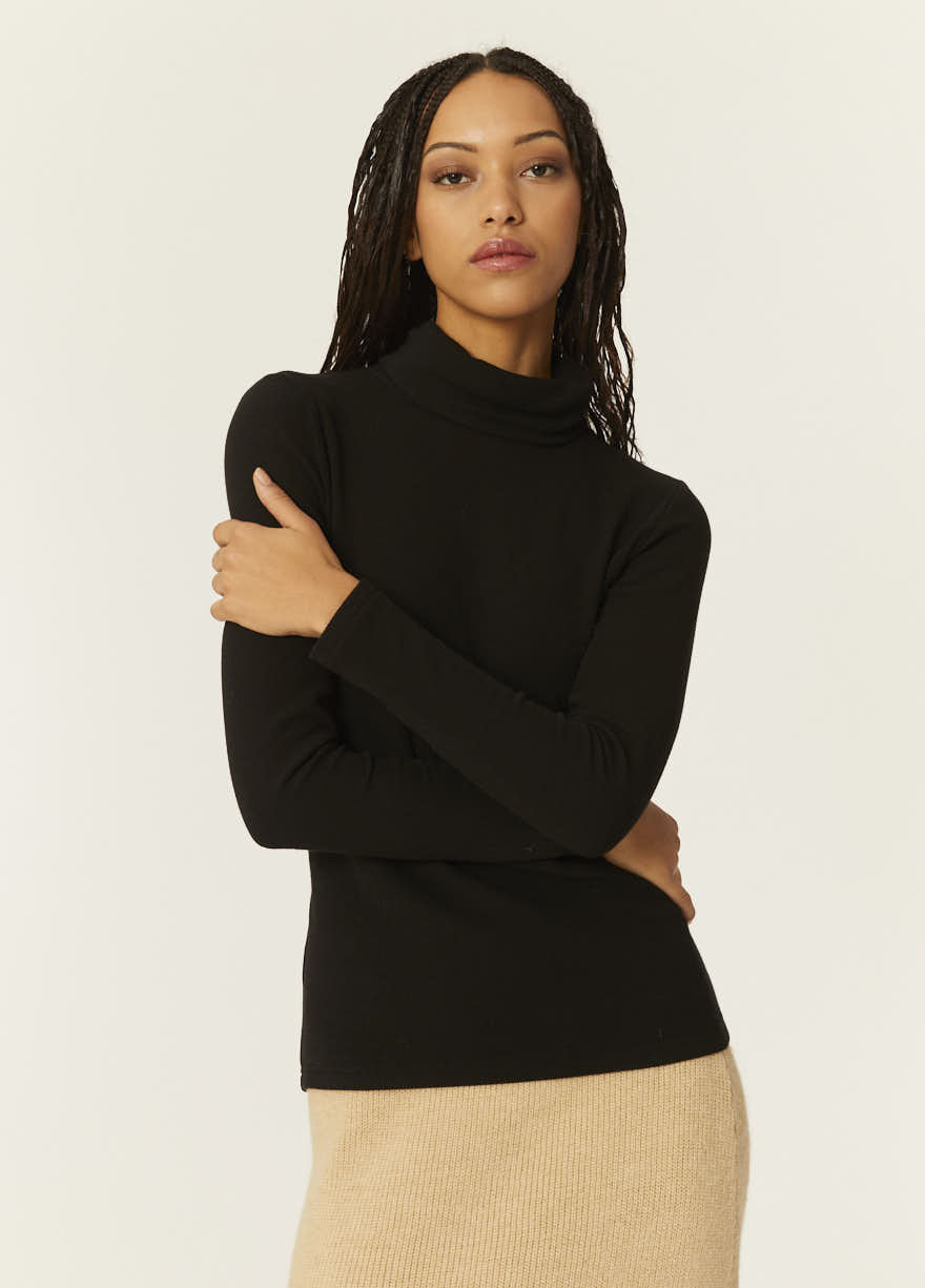 pepaloves TOP CANALE CUELLO ALTO NEGRO Promoción por tiempo limitado