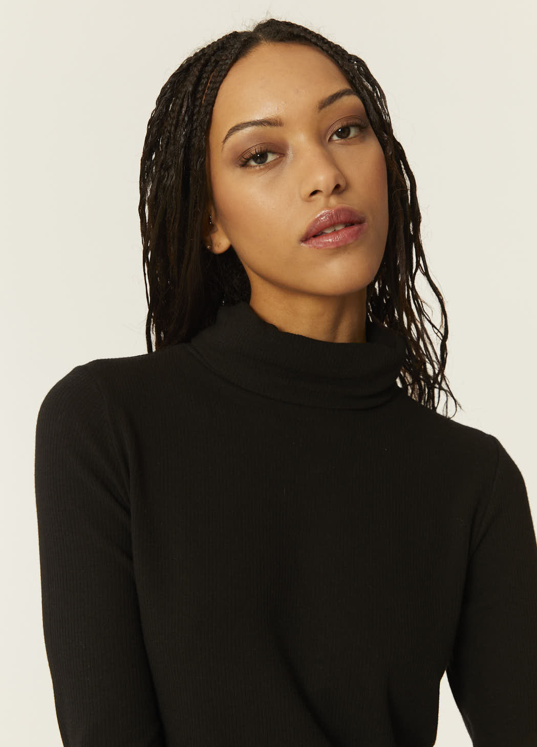 pepaloves TOP CANALE CUELLO ALTO NEGRO Promoción por tiempo limitado