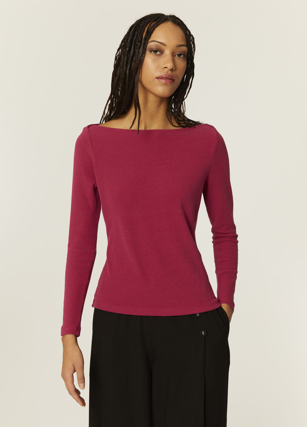 pepaloves TOP CANALE CUELLO BARCA CEREZA Superdescuento