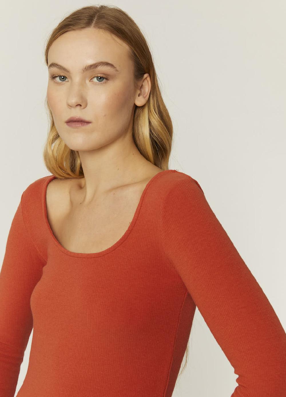 pepaloves TOP CANALE CUELLO U NARANJA Tienda de fábrica