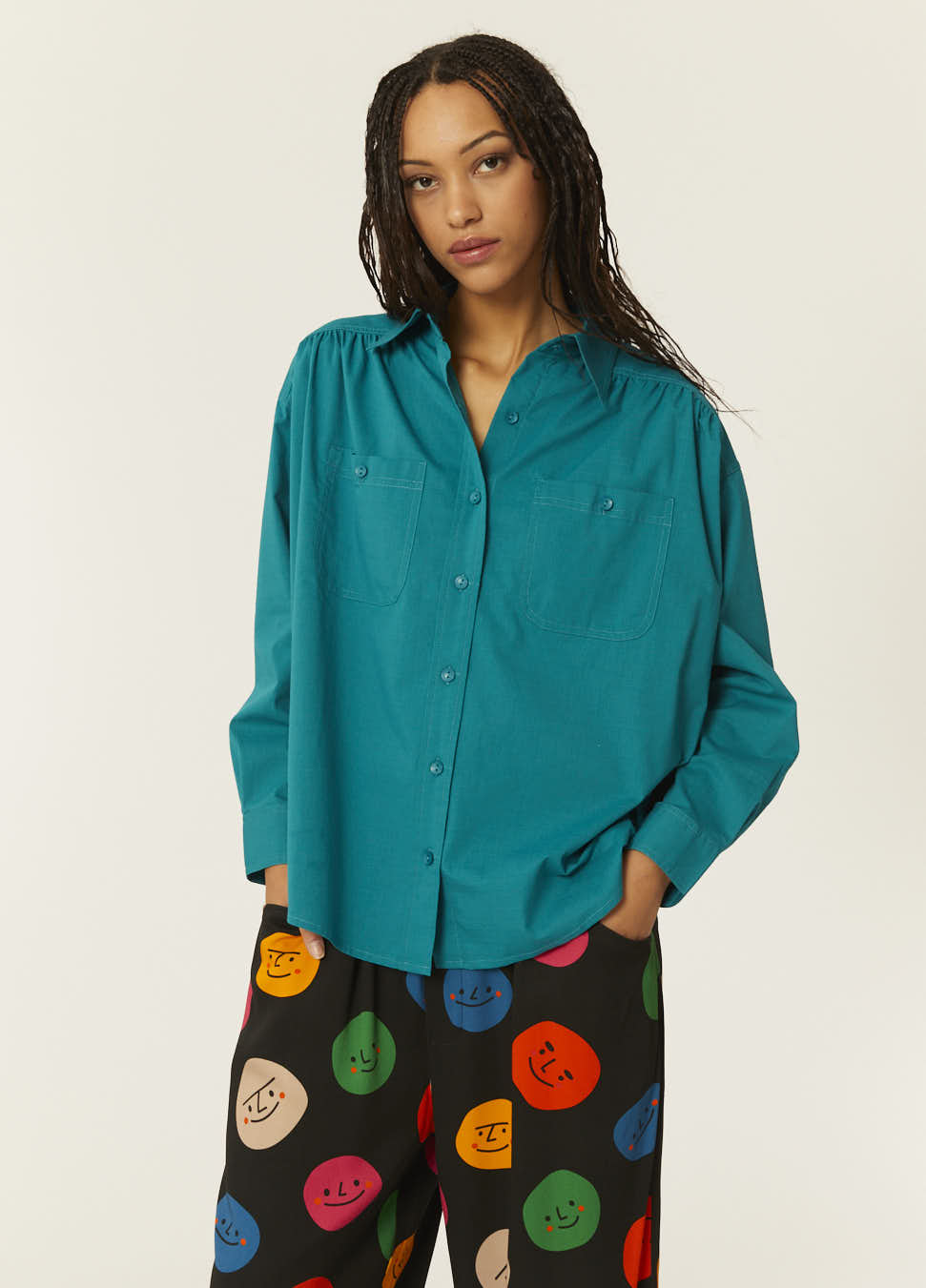 pepaloves CAMISA OVERSIZE VERDE Precios de Black Friday
