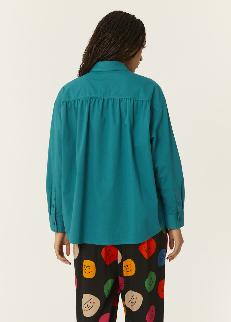 pepaloves CAMISA OVERSIZE VERDE Precios de Black Friday