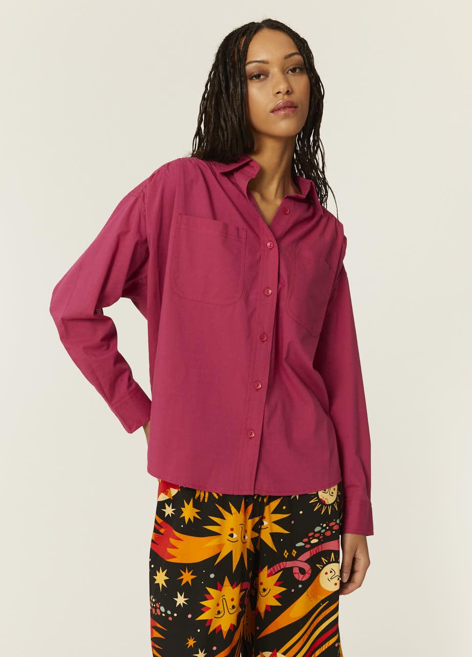 pepaloves CAMISA OVERSIZE CEREZA Descuento por venta flash