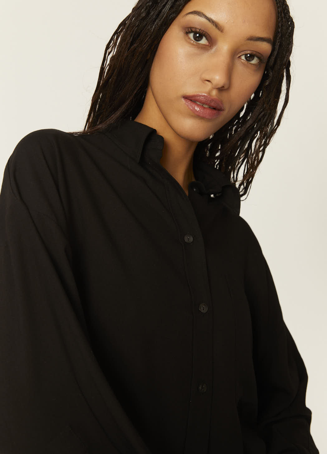 pepaloves CAMISA OVERSIZE ECOVERO NEGRA Grandes ahorros