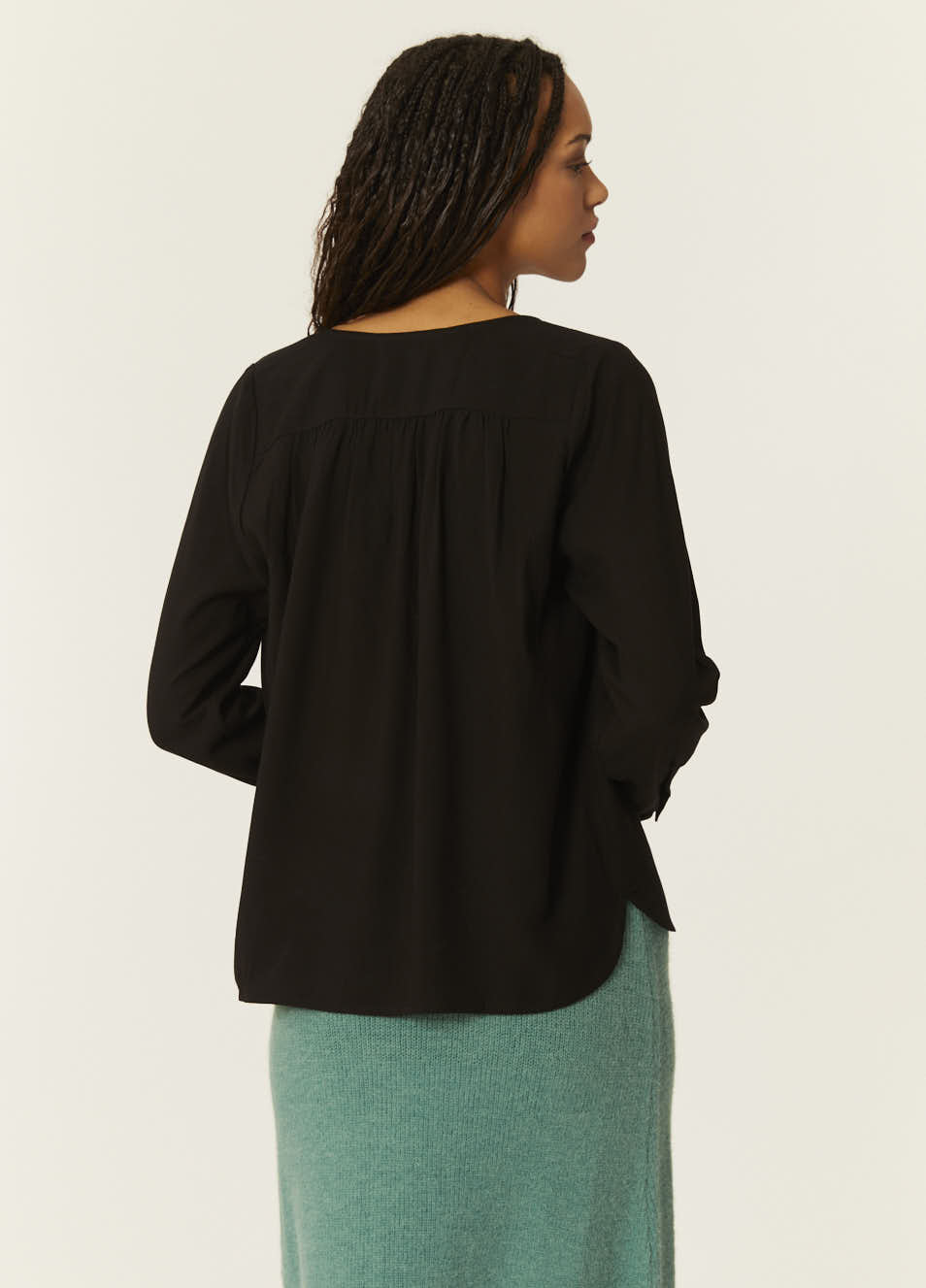 pepaloves BLUSA ECOVERO NEGRO Precio ultrabajo