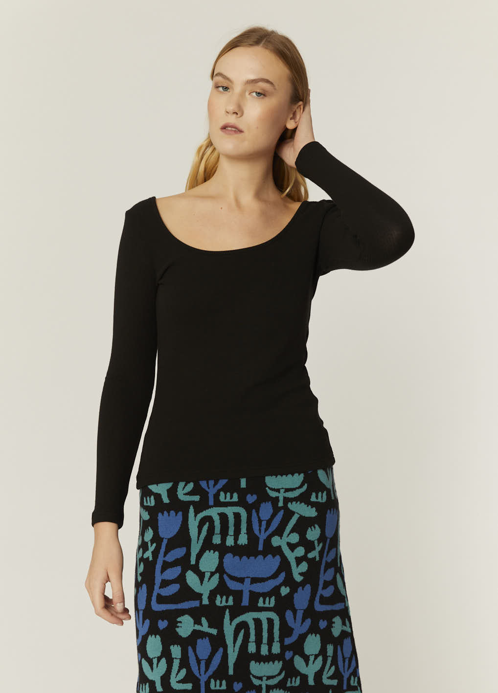 pepaloves TOP CANALE CUELLO U NEGRO Rebajas