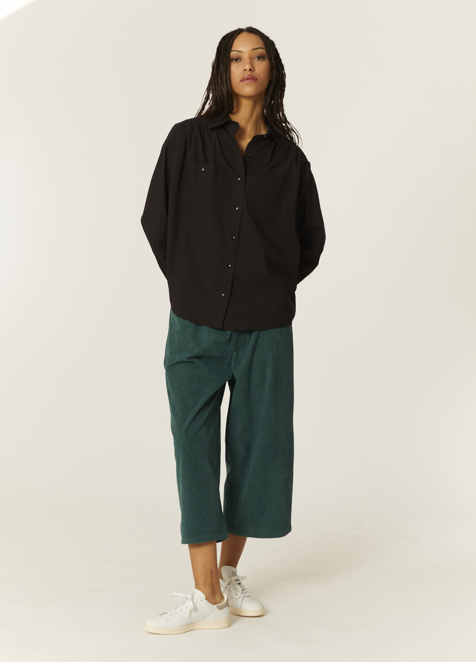 pepaloves CAMISA OVERSIZE NEGRA Rebajas baratas