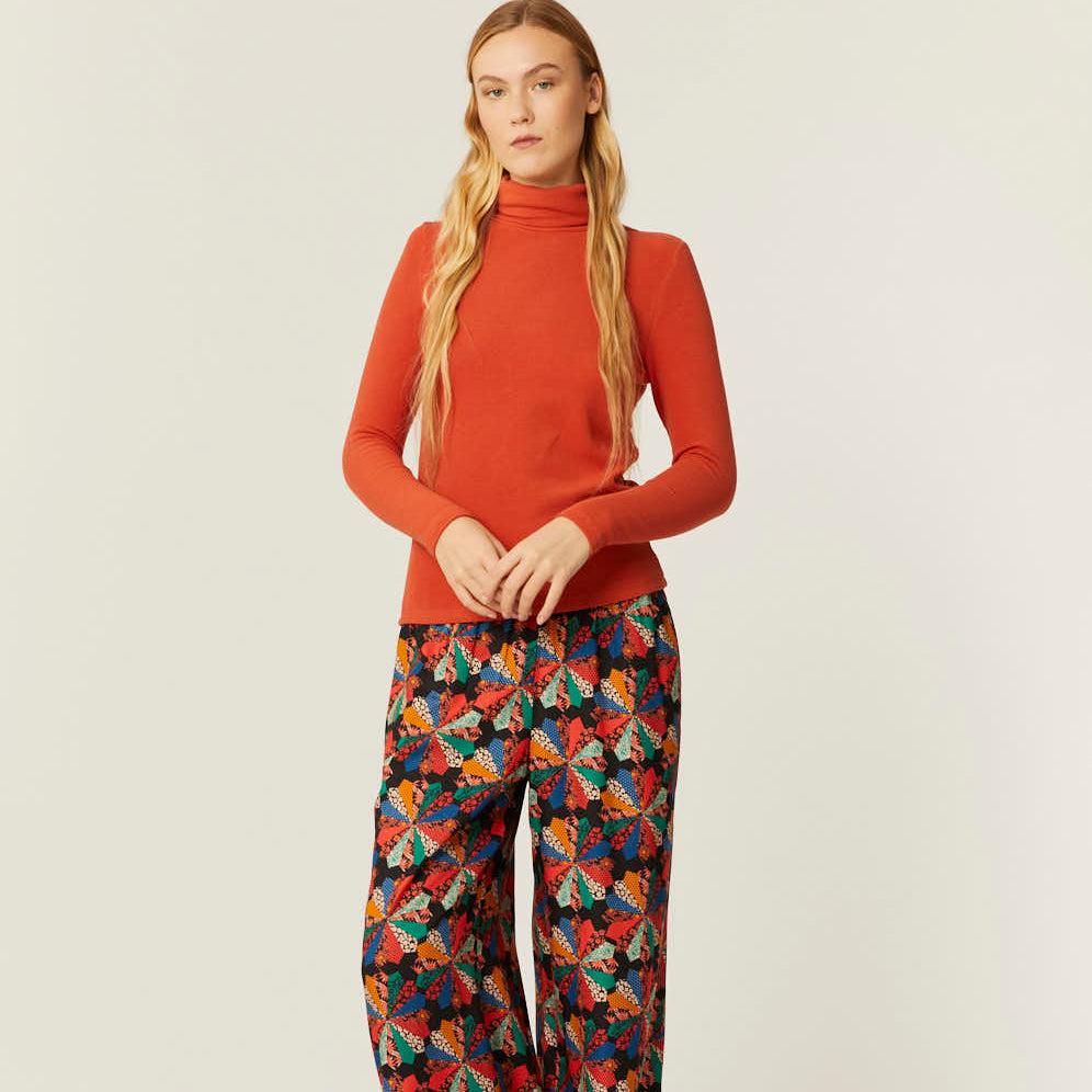 pepaloves TOP CANALE CUELLO ALTO NARANJA Rebajas de fábrica