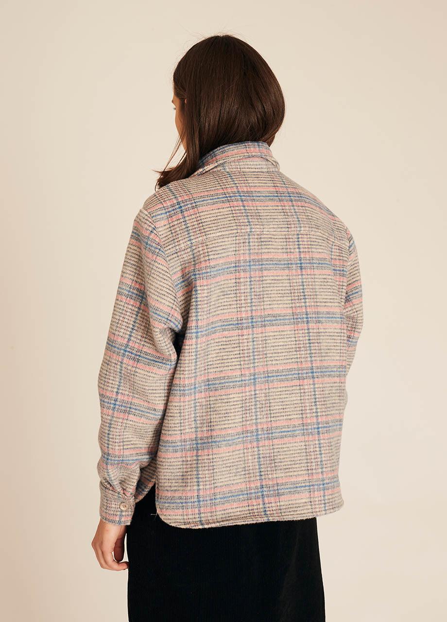 pepaloves WINTER SQUARES OVERSHIRT BLUE Descuento