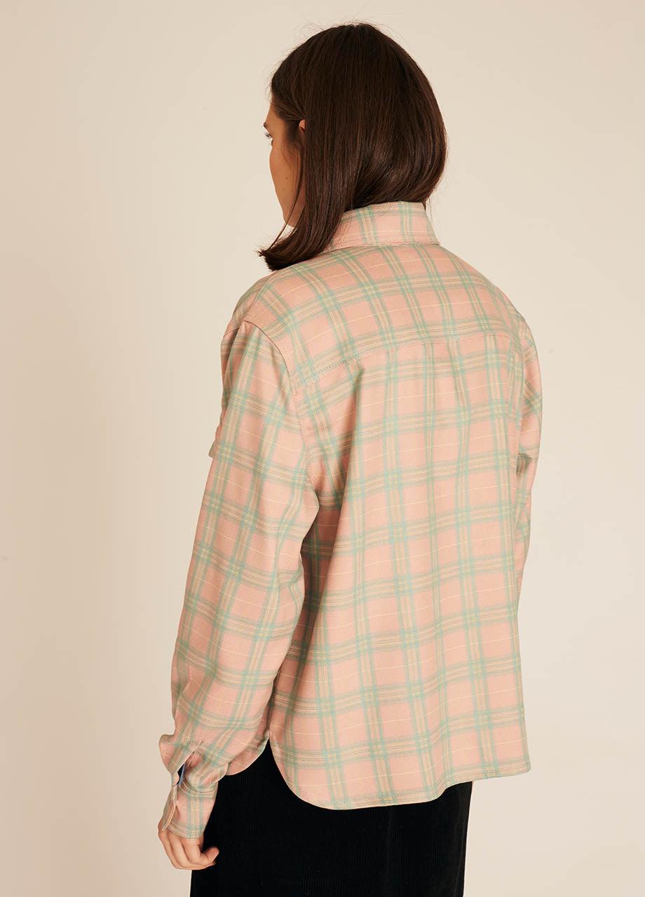 pepaloves SQUARES OVERSHIRT NUDE Tienda