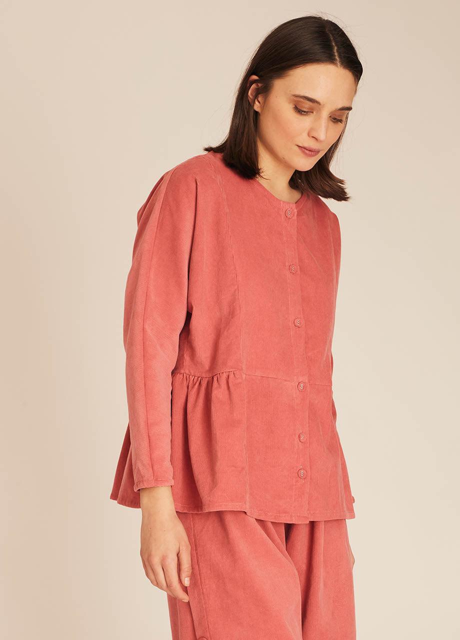 pepaloves THIN CORDUROY SHIRT PINK Mejor oferta