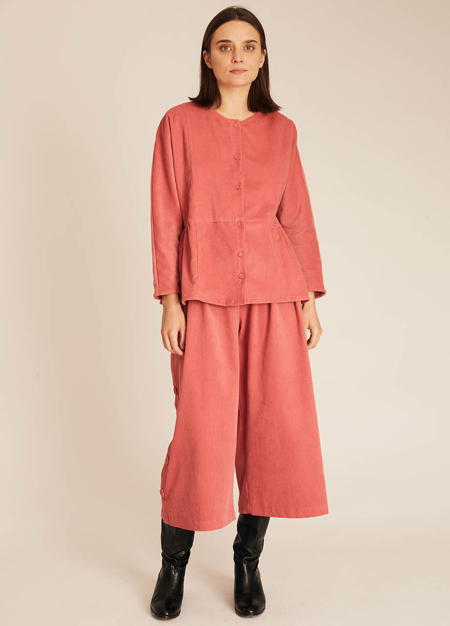 pepaloves THIN CORDUROY SHIRT PINK Mejor oferta