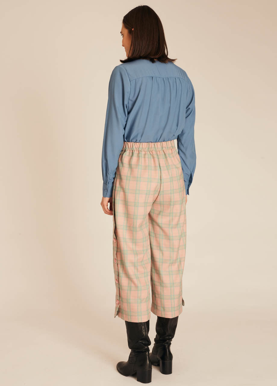 pepaloves VNECK SILKY SHIRT BLUE COMPRAR AHORA