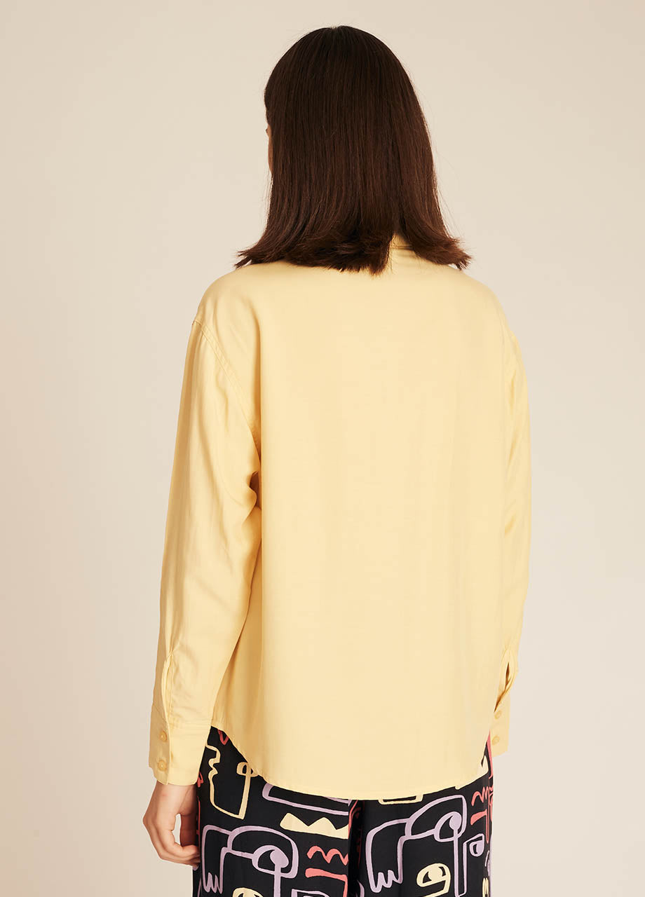 pepaloves POCKETS SILKY SHIRT YELLOW Promoción por tiempo limitado