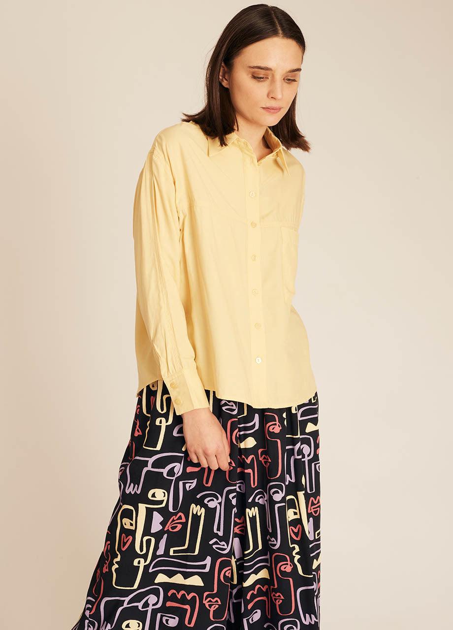 pepaloves POCKETS SILKY SHIRT YELLOW Promoción por tiempo limitado