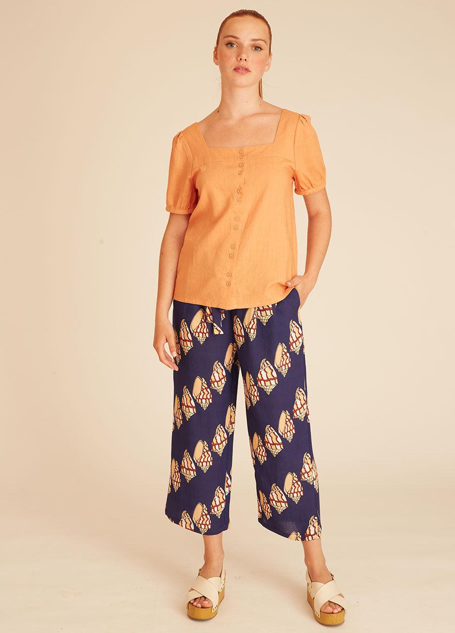 pepaloves LINEN BLOUSE PEACH Solo queda un día