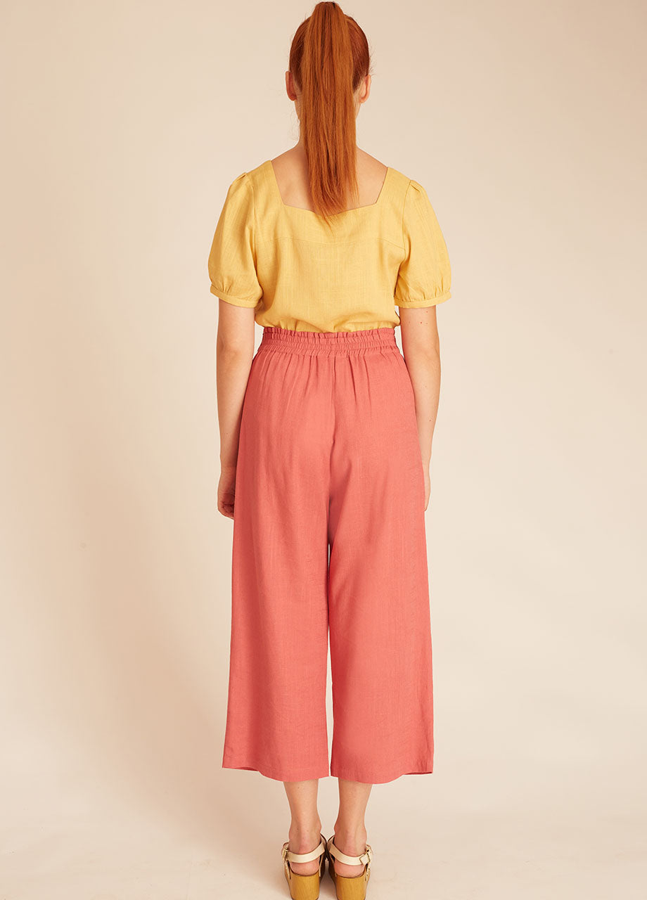 pepaloves LINEN BLOUSE YELLOW Liquidación